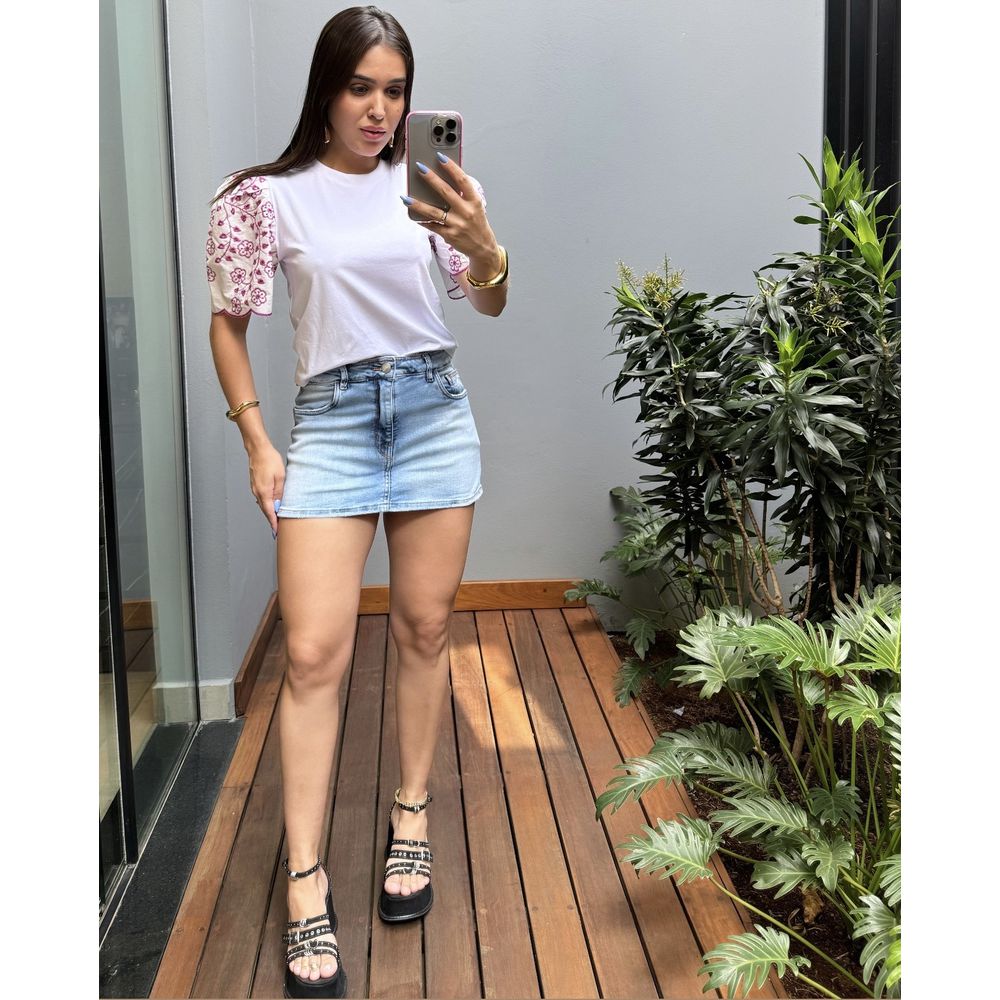 BLUSA MANGA BUFANTE LAISE FUCSIA