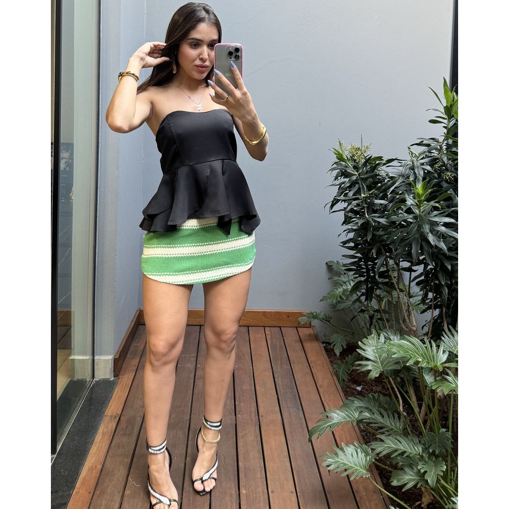 BLUSA PEPLUM IZA PRETO