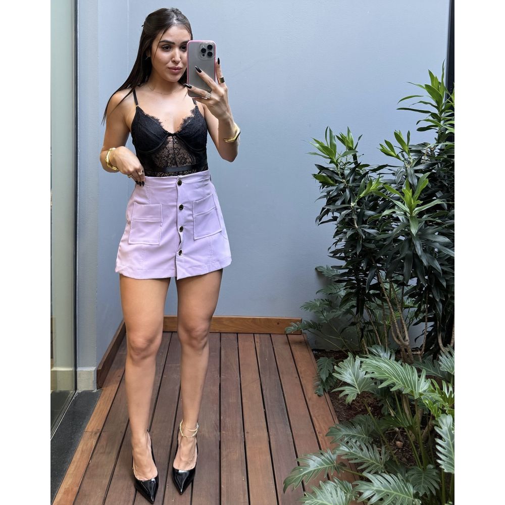 SHORT E SAIA BEL LAVANDA