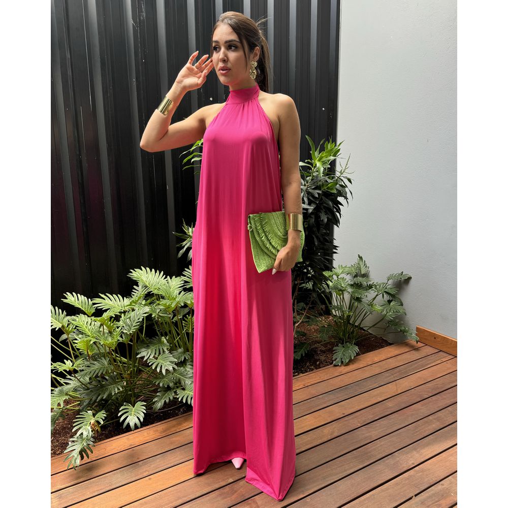 VESTIDO LONGO LENITA PINK