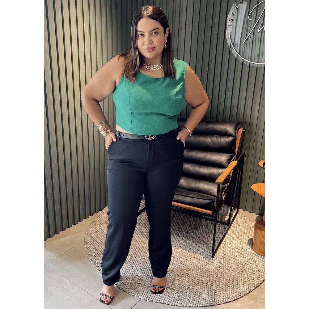 BLUSA LISA VERDE 