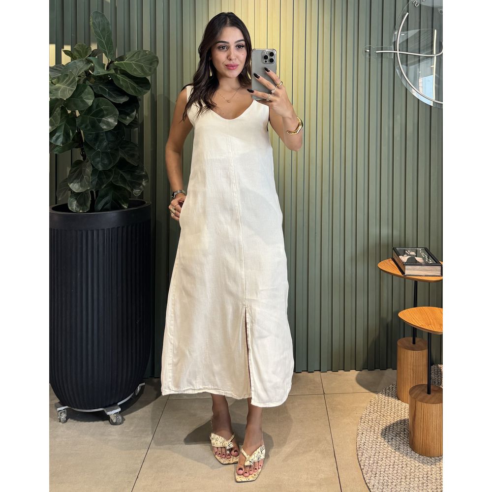 VESTIDO BELLA OFF WHITE
