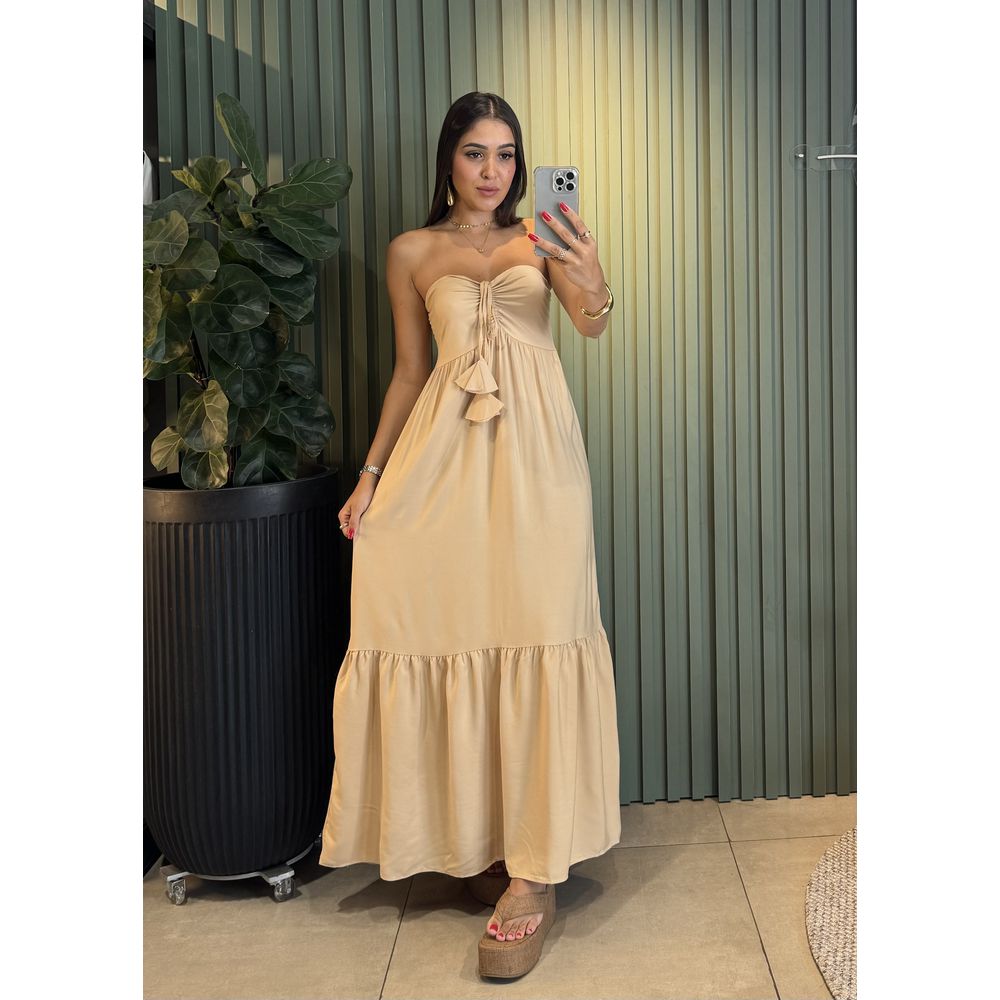 VESTIDO LONGO TALIA NUDE