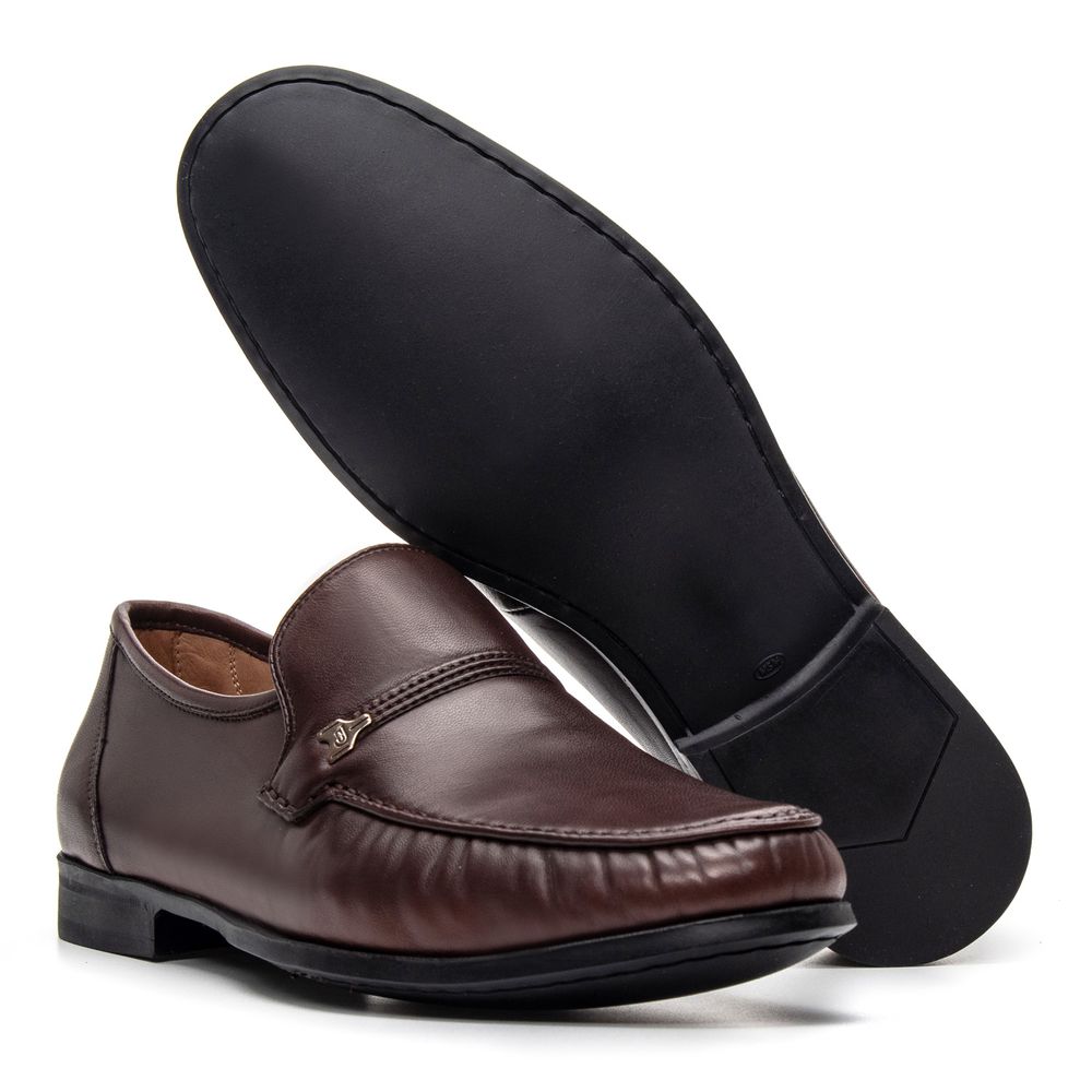 Clássico Mocassim Chocolate 001B | JACOMETTI