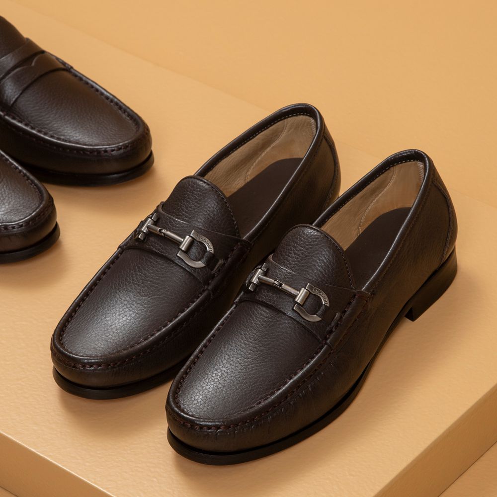 Mocassim Monaco Café Floater Solado De Couro