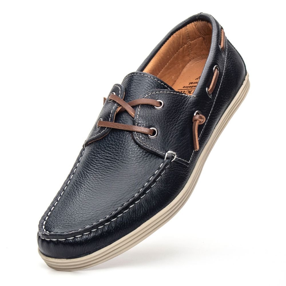 Mocassim Masculino Sider Azul Marinho 2580