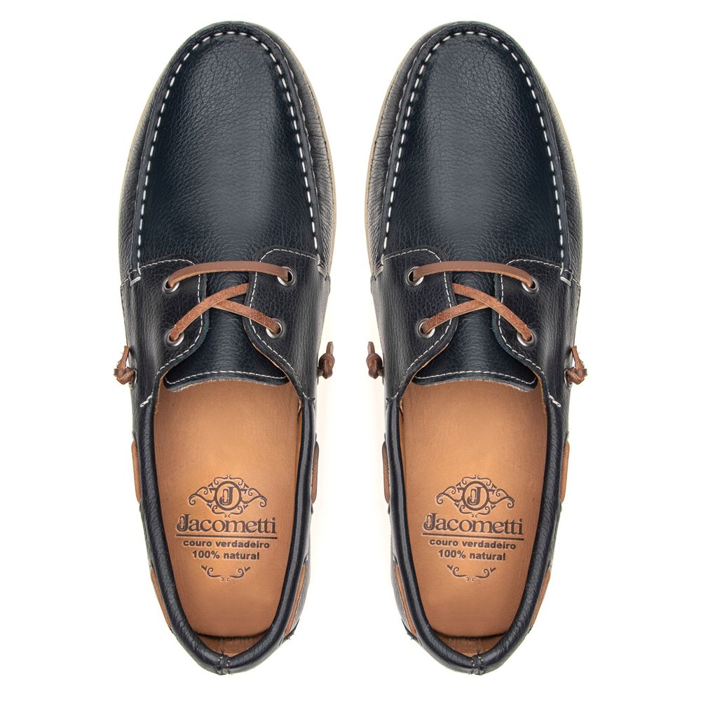 CAPRI&CO GOUCHA　Classic pique JK SIMON　L Mocassim Sider Azul Marinho 2580 | JACOMETTI
