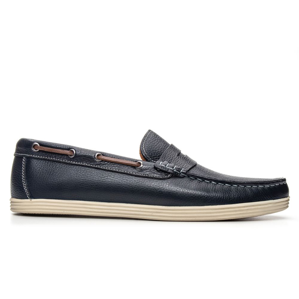Mocassim Masculino Sider Azul Marinho 2582