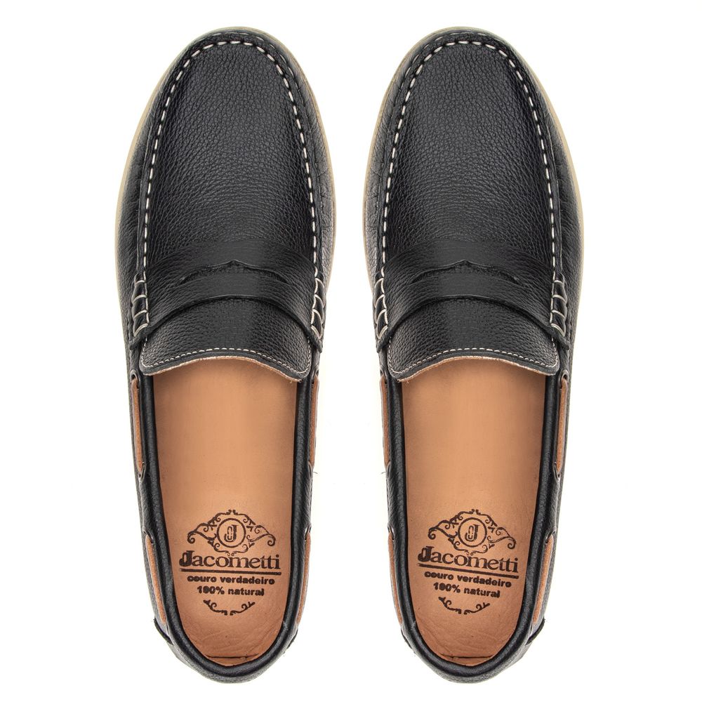 Mocassim Masculino Sider Preto 2582