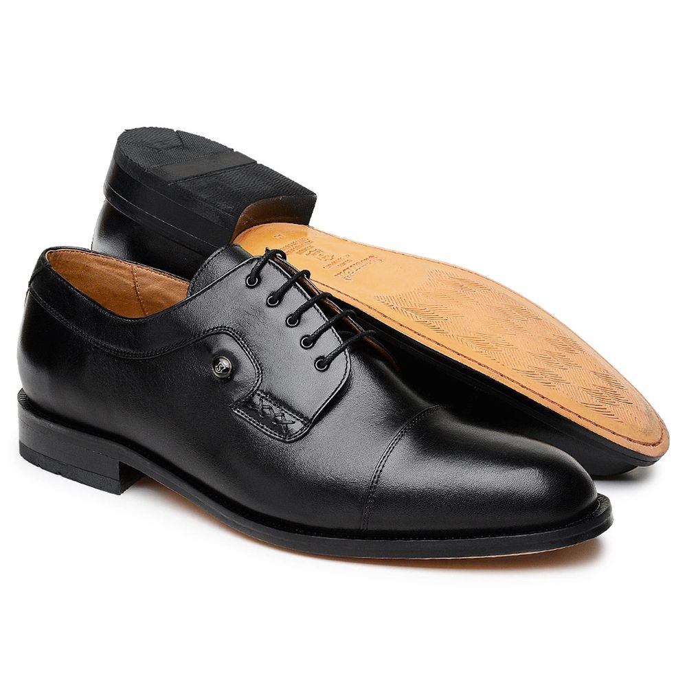 Tamanho Especial Oxford Scatamacchia Preto 315