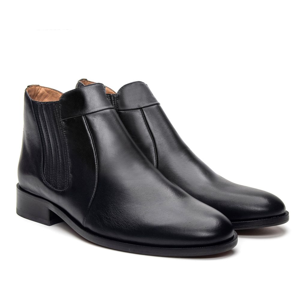 Bota Masculina Social Preta 4003