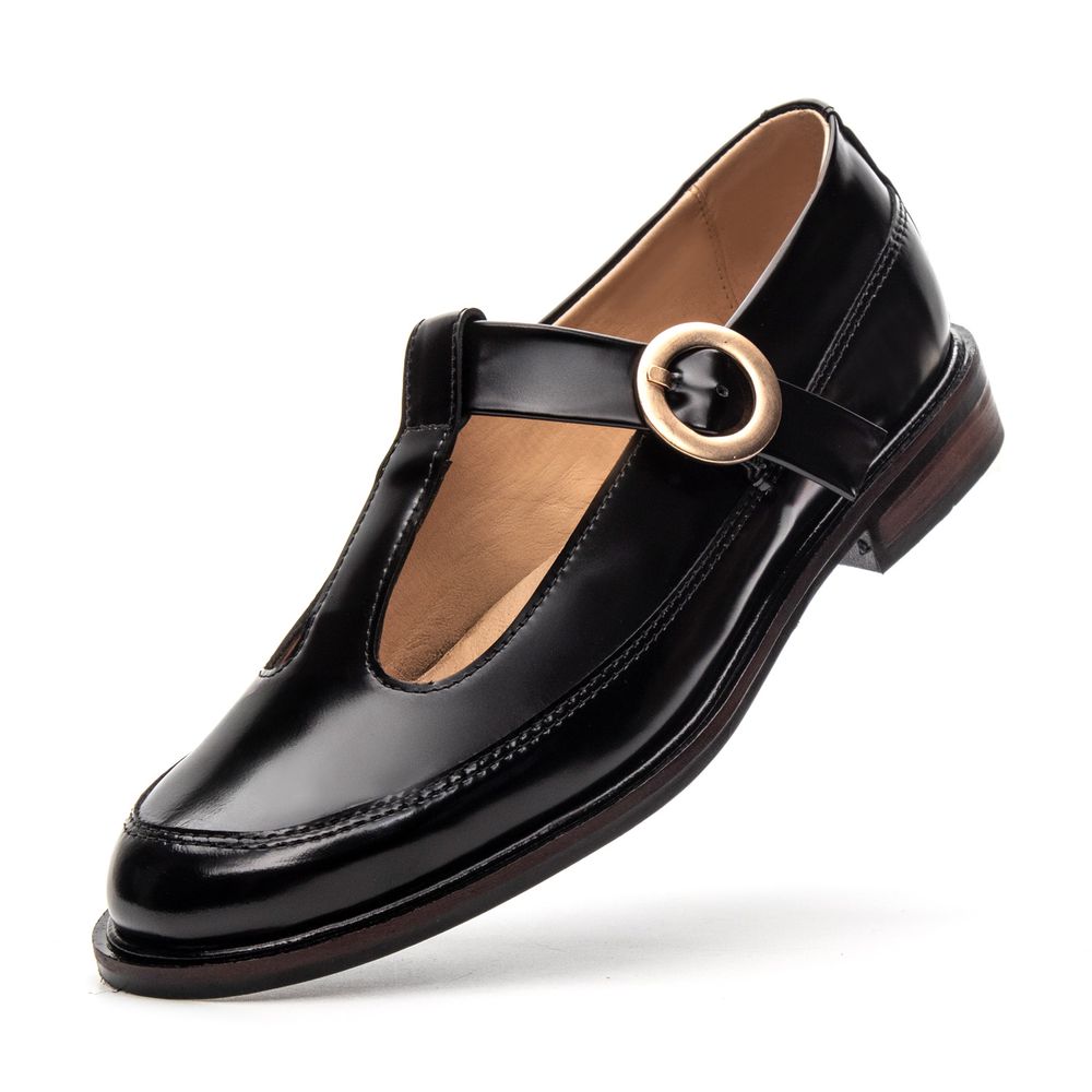 Sapato Feminino Boneca Aurora Preto