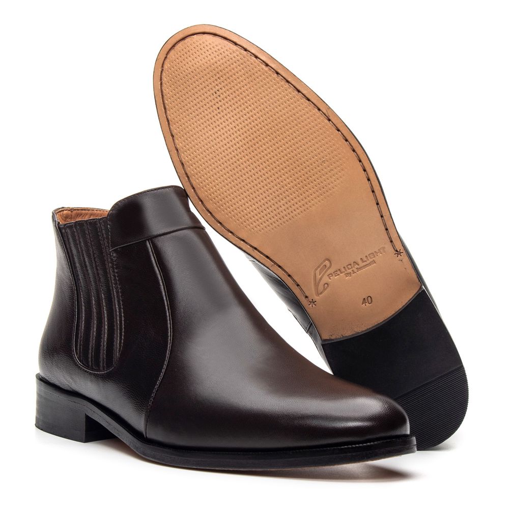 Bota Masculina Social Café 4003