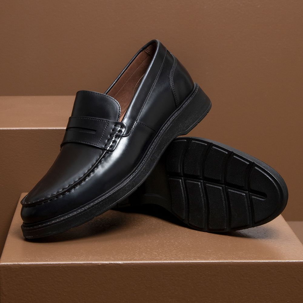 Mocassim Casual Trentino Preto