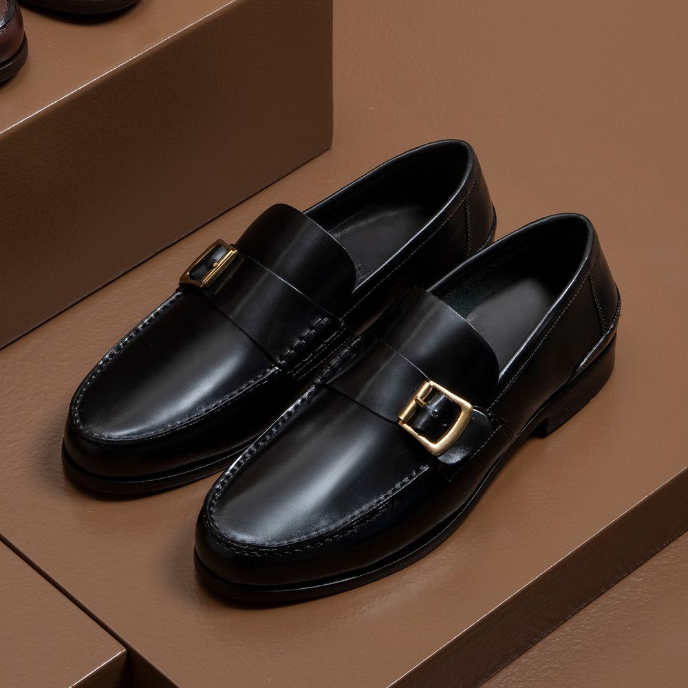 Mocassim Argentino Masculino LF02 Preto | JACOMETTI