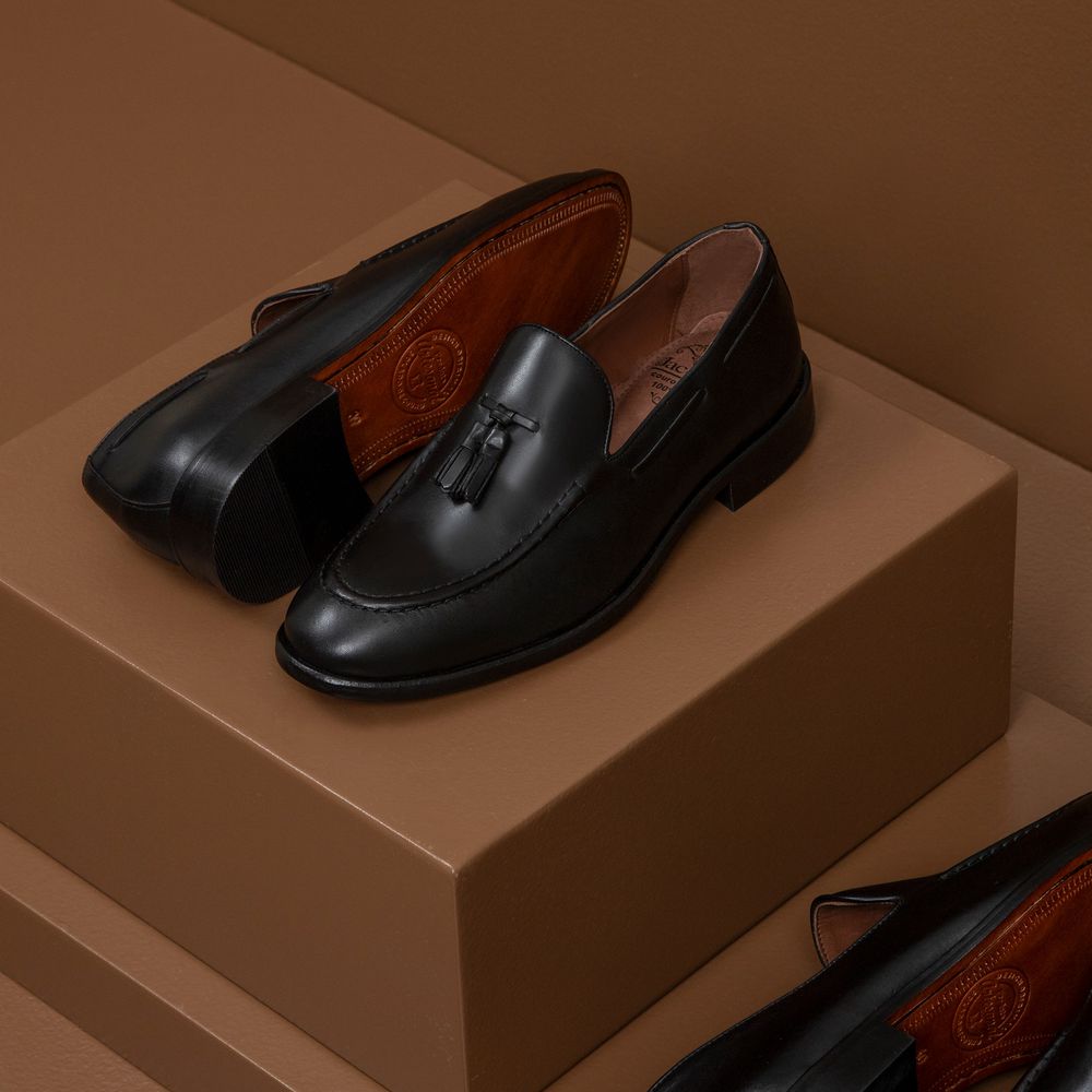 Mocassim Tassel Bergamo Preto 