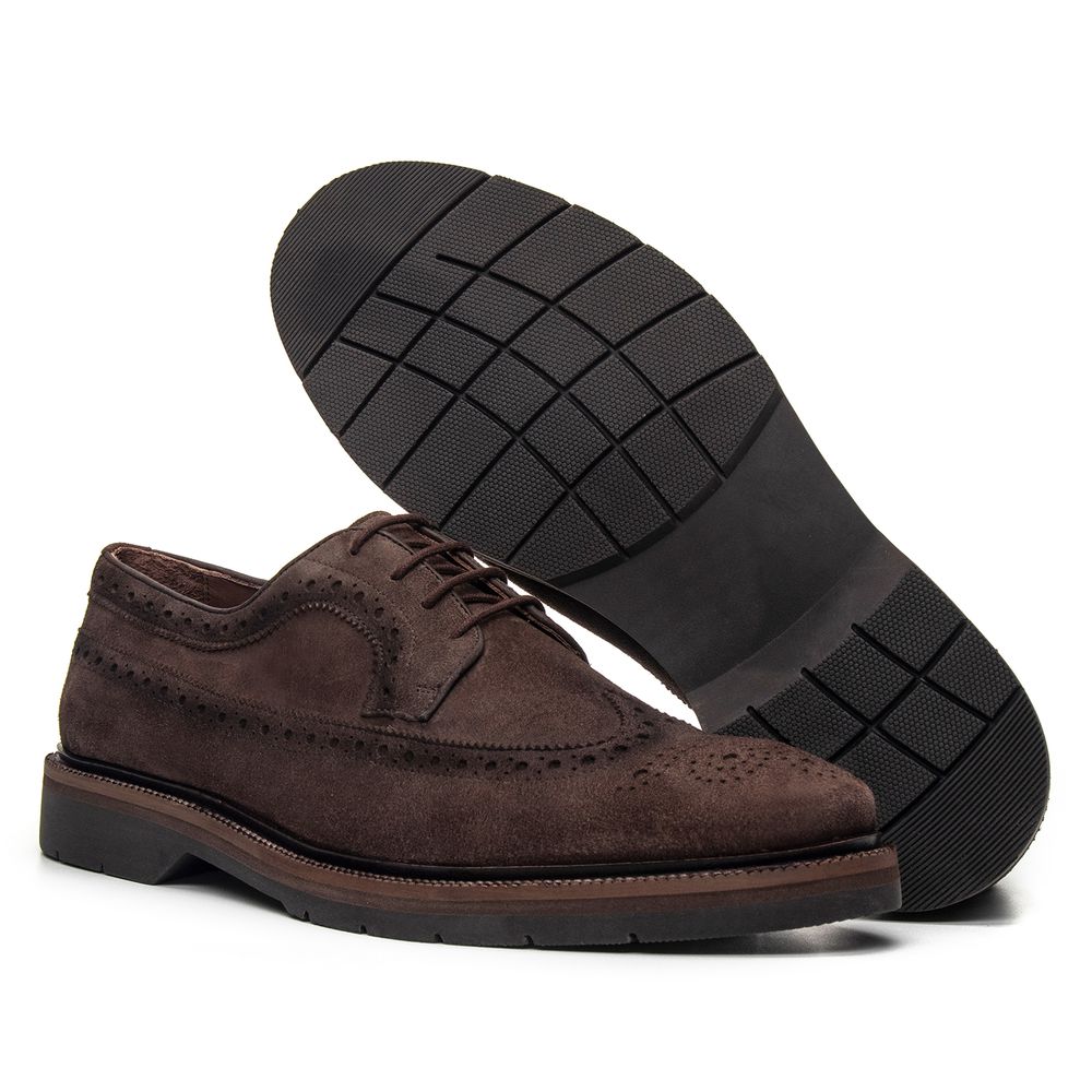 Derby Brogue Casual Abruzzo Chocolate