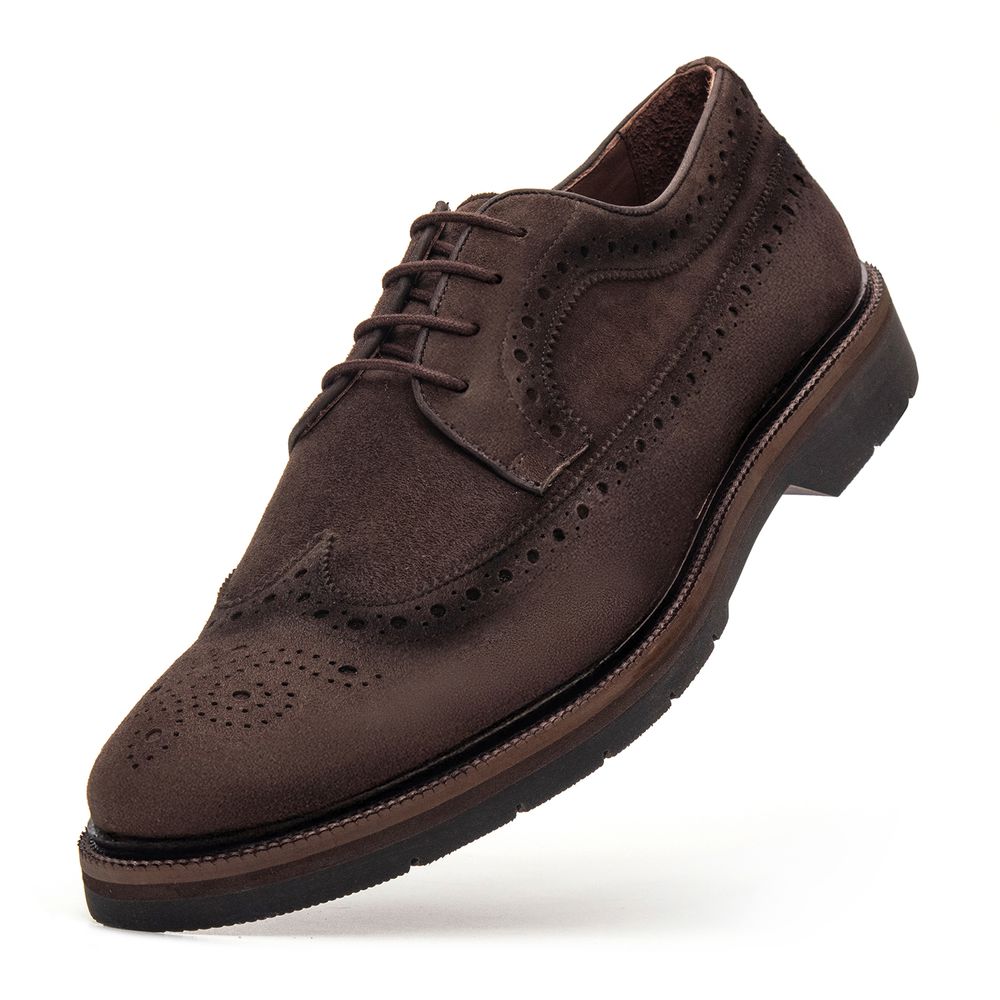 Derby Brogue Casual Abruzzo Chocolate