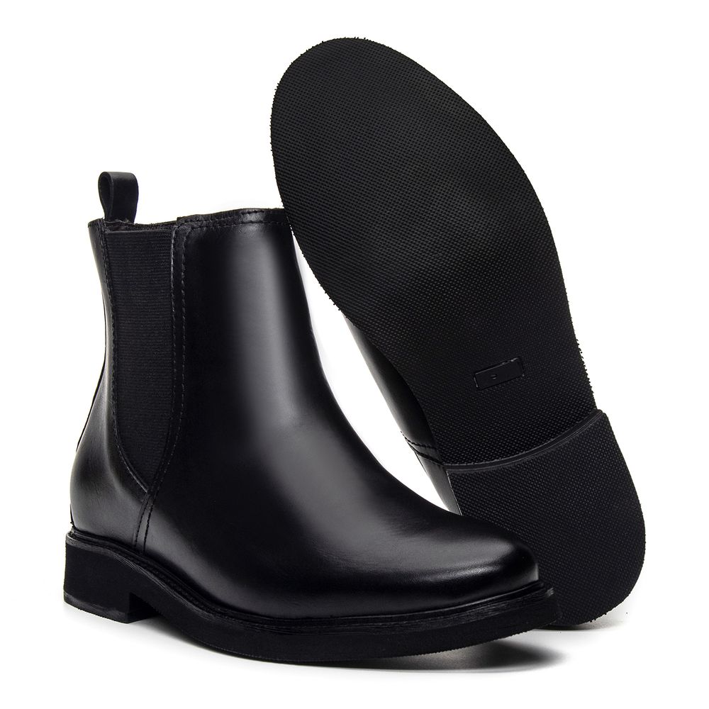 Bota Chelsea Feminina Piemonte Preta