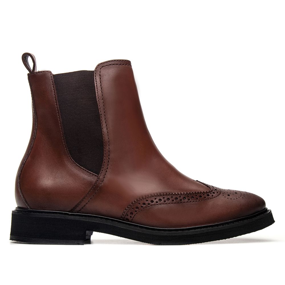 Bota Chelsea Feminina Arcade Castanho