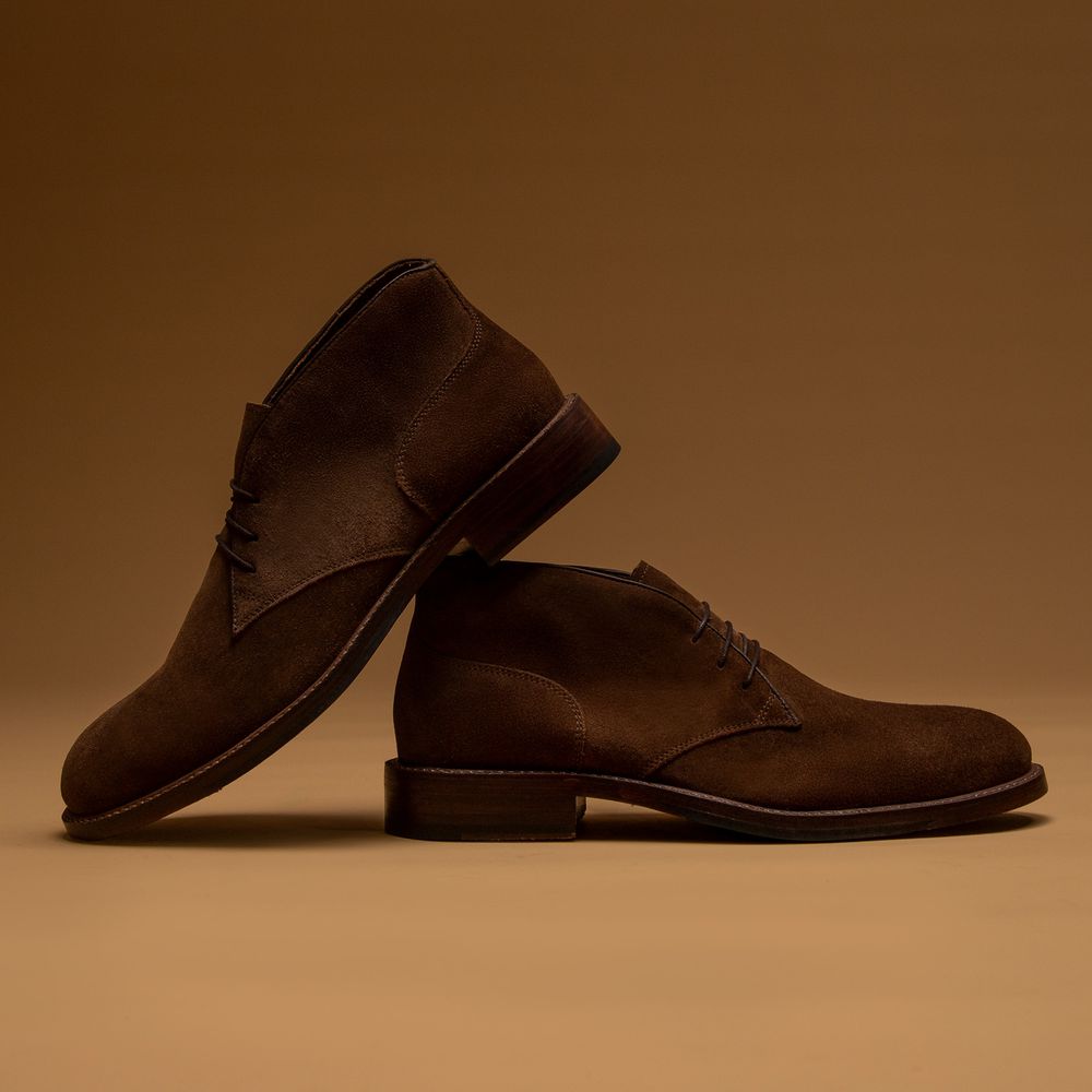 Bota Casual Aventino Camurça Chocolate