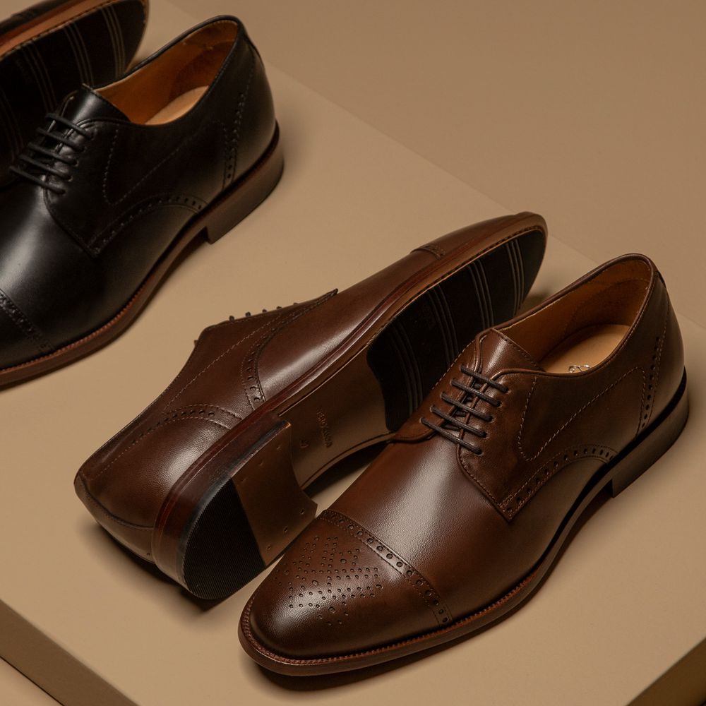 Sapato Derby Brogue Saverio Mouro