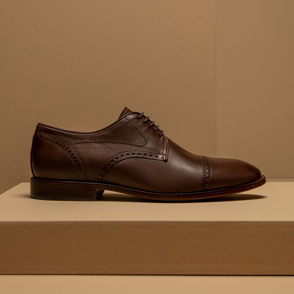 Sapato Derby Brogue Saverio Mouro