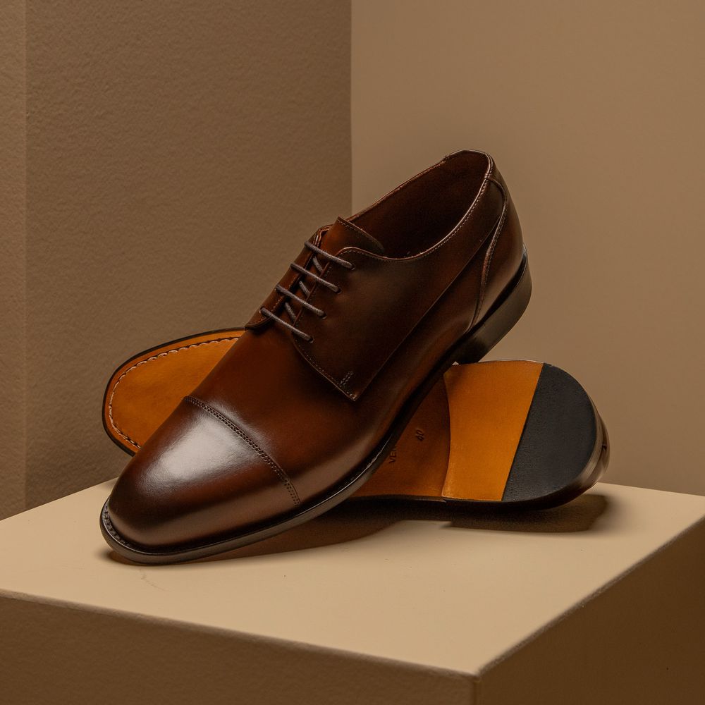 Derby Cap Toe Damasco H05