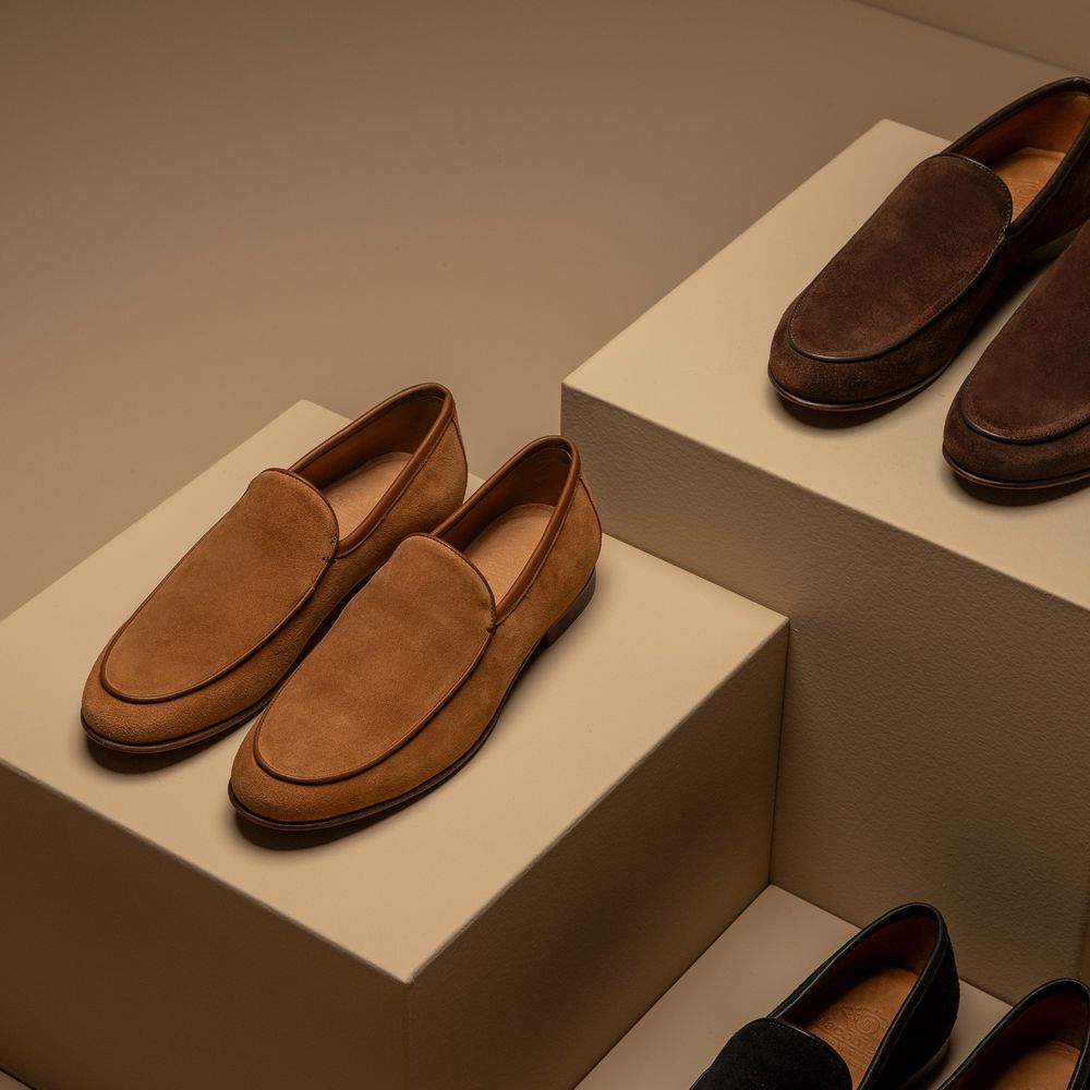 Mocassim Loafer Portofino Camurça Whisky