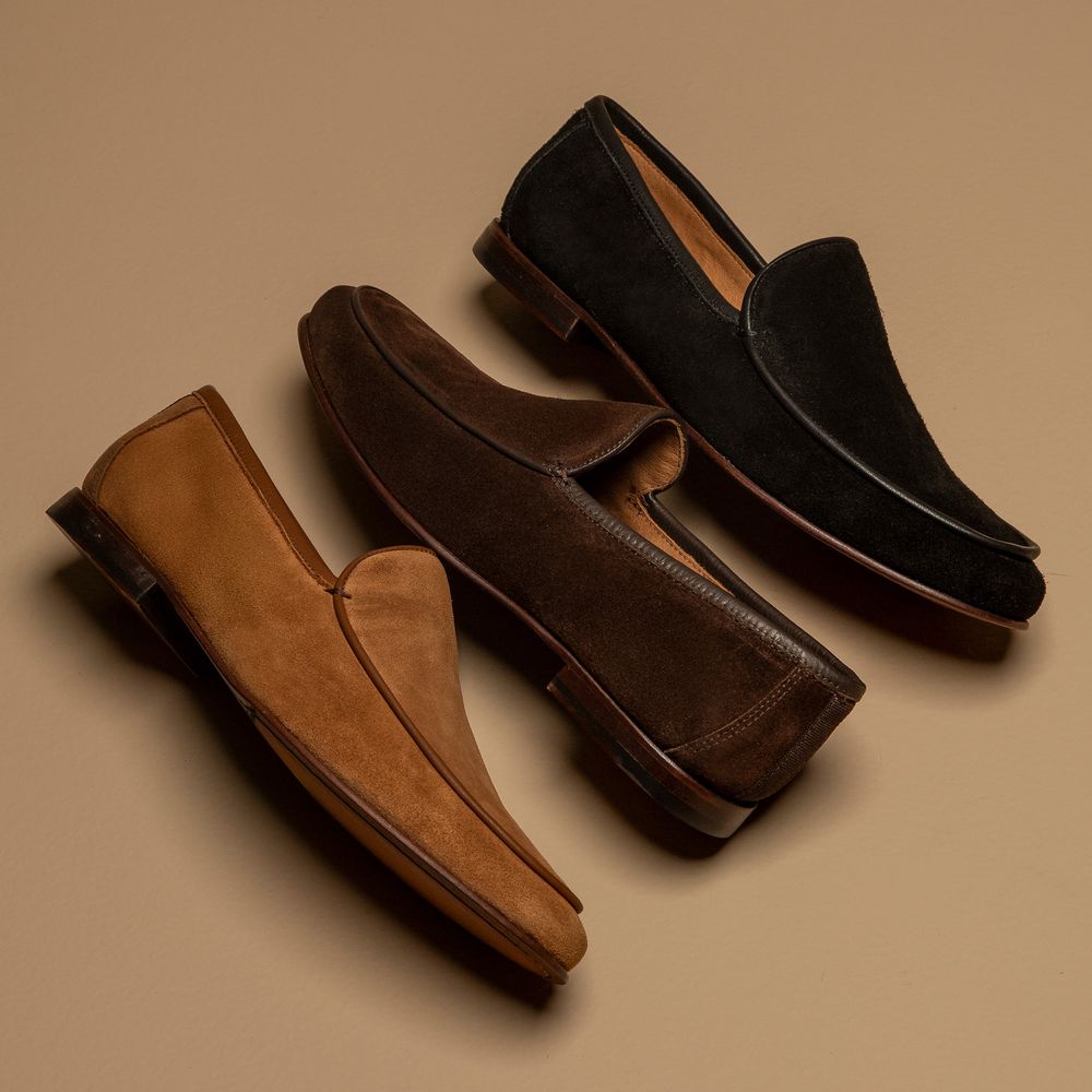 Mocassim Loafer Portofino Camurça Whisky