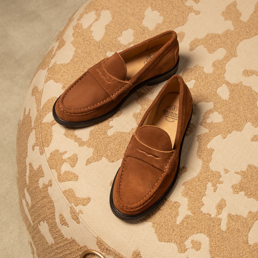 Mocassim Feminino Ornella Havana Suede