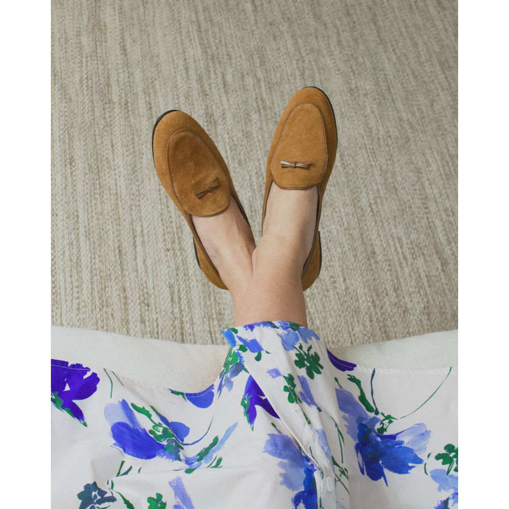 Sapato Feminino Loafer Belgian Lily Caramelo