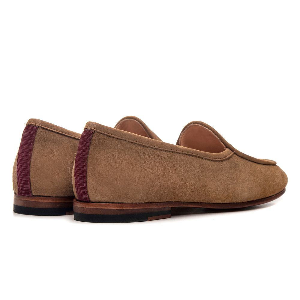 Sapato Feminino Loafer Costanza Bronze Suede