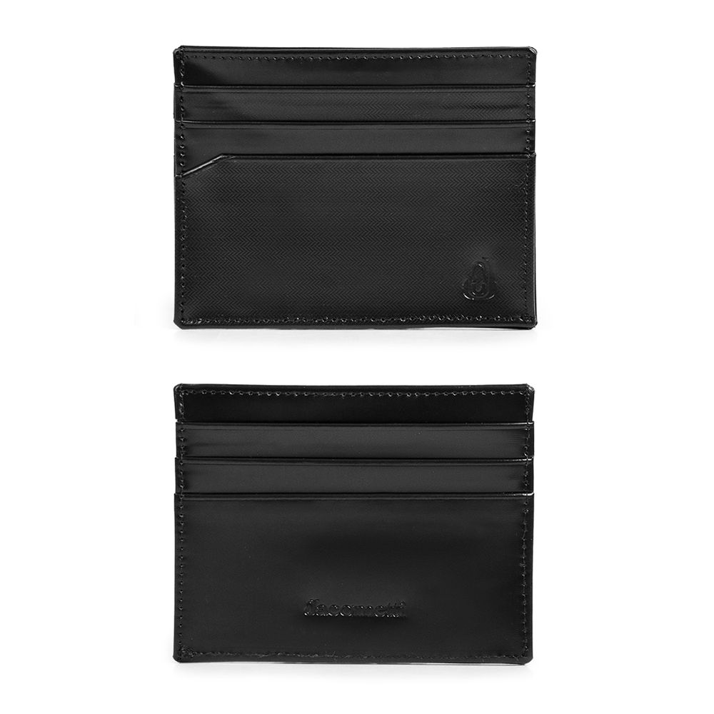 Porta Cartão de Couro Preto 38600