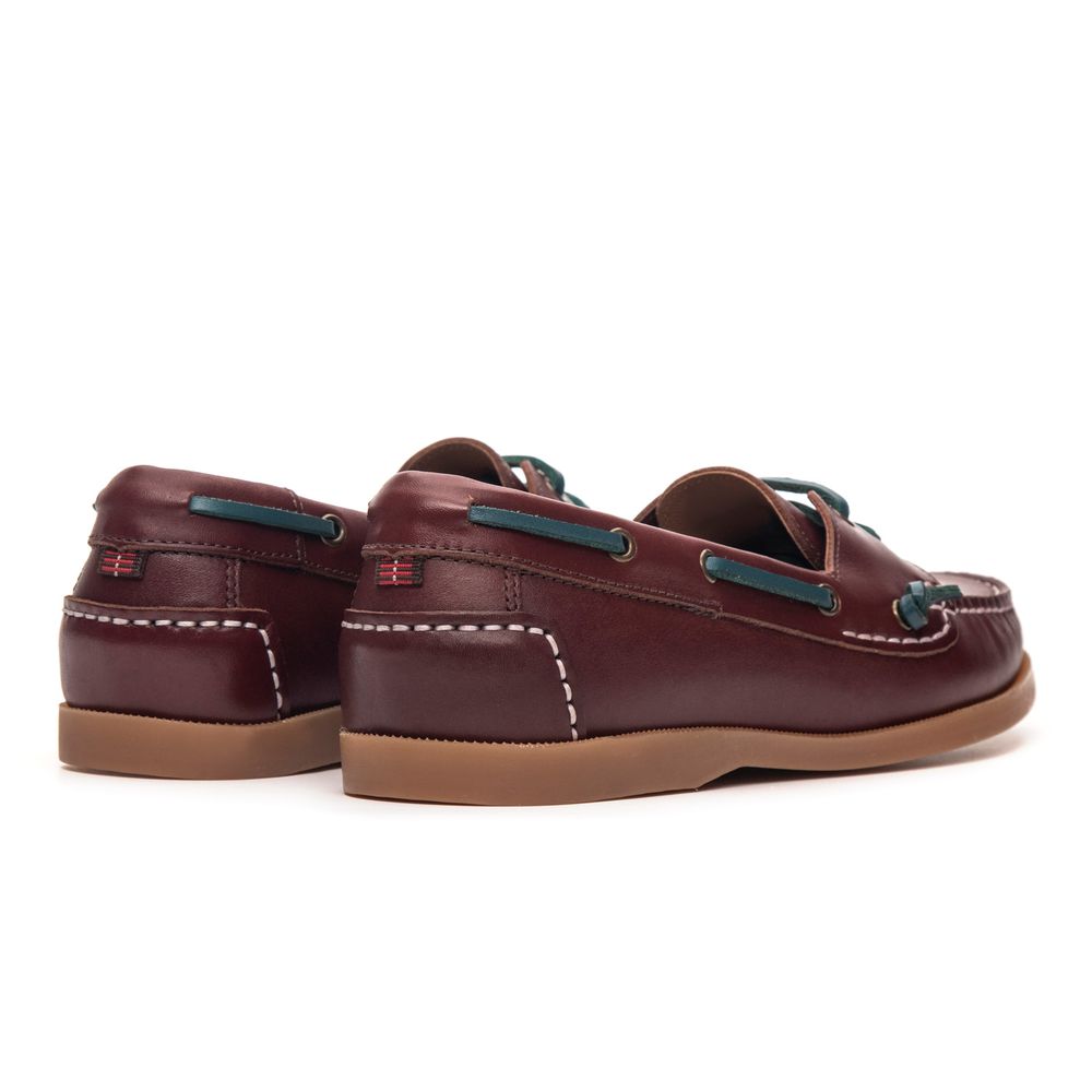 Mocassim Náutico Feminino Positano de Couro Conhaque