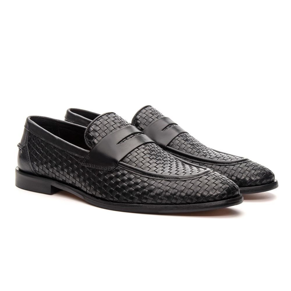 Mocassim Leone Tressê Preto
