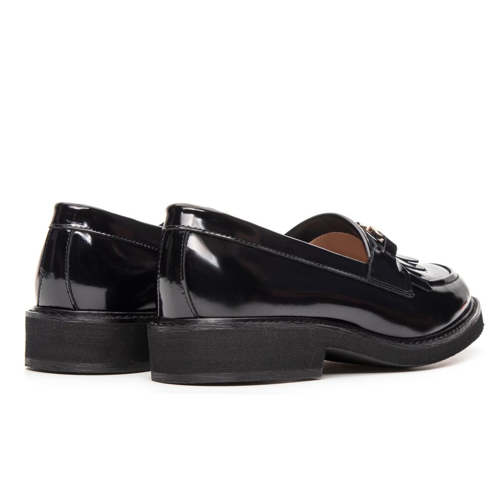 Loafer Feminino Cortona Couro Preto