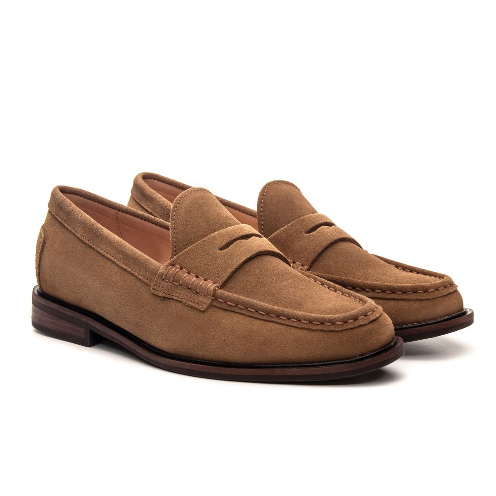 Mocassim Feminino Ornella Suede Bronze