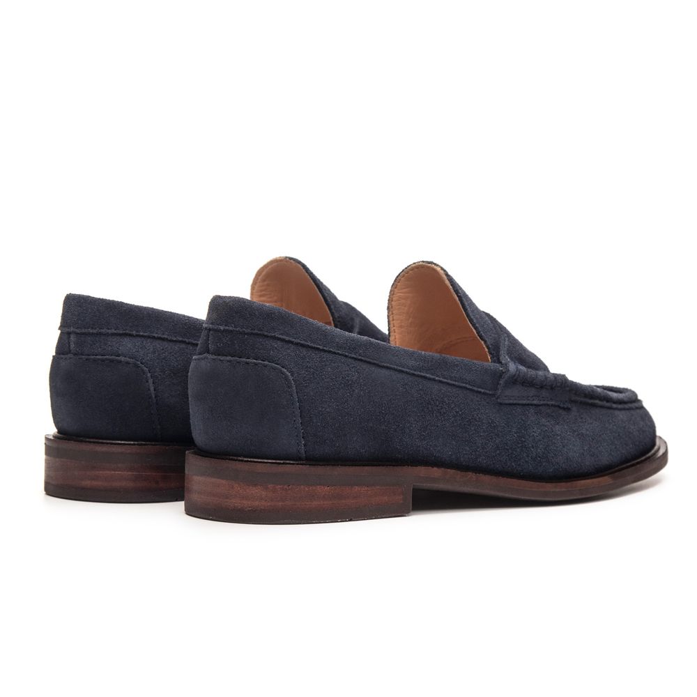 Mocassim Feminino Ornella Suede Navy