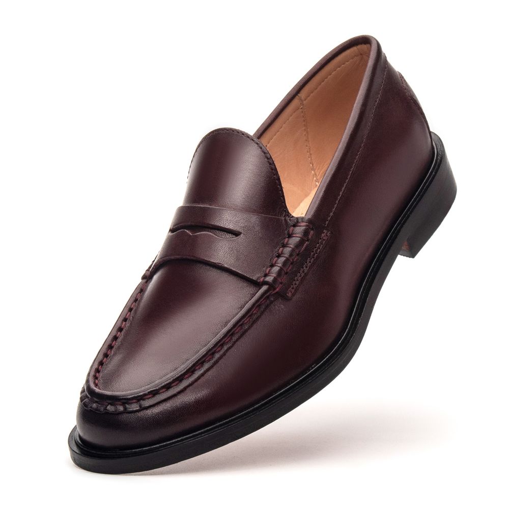Mocassim Feminino Ornella Couro Sangre Café