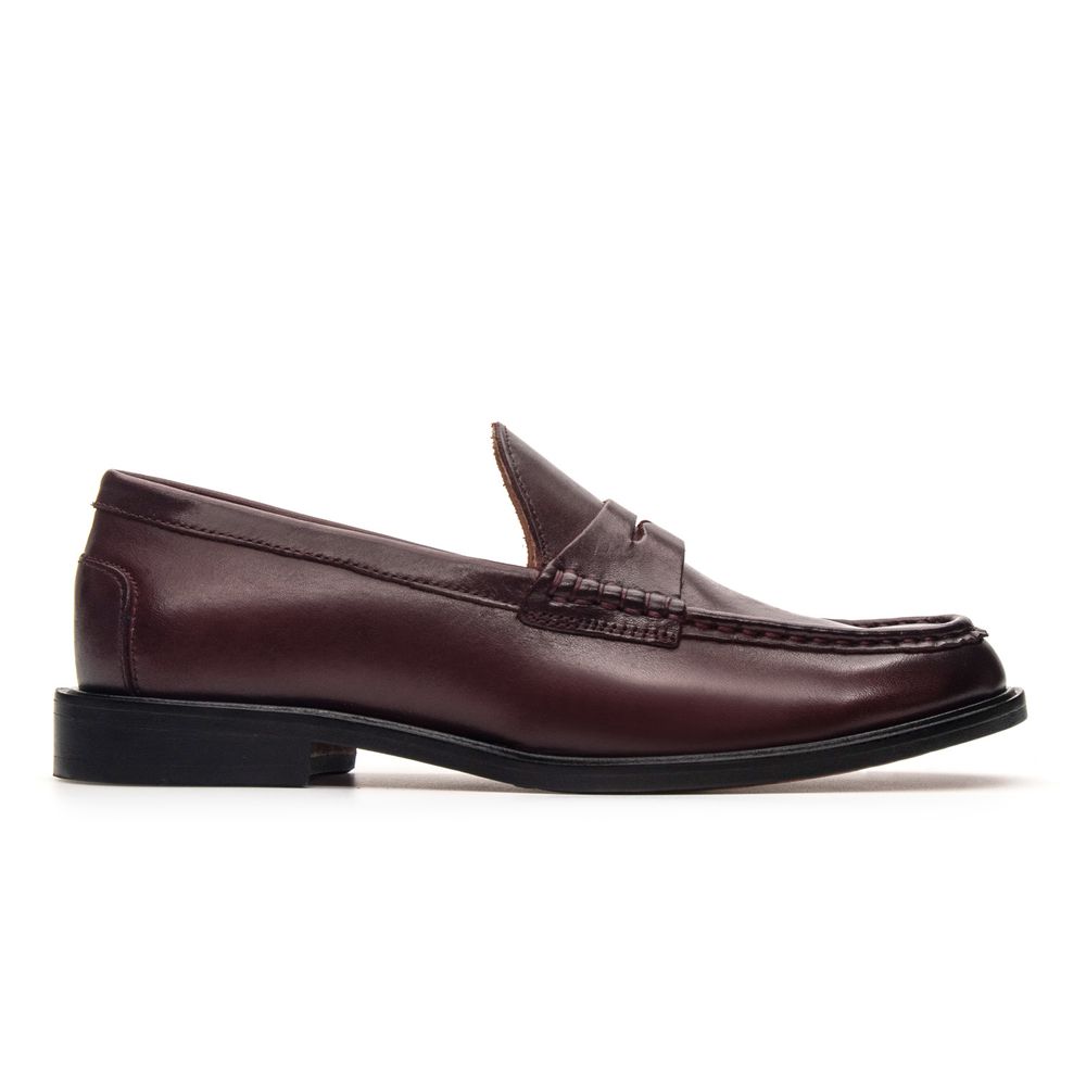 Mocassim Feminino Ornella Couro Sangre Café