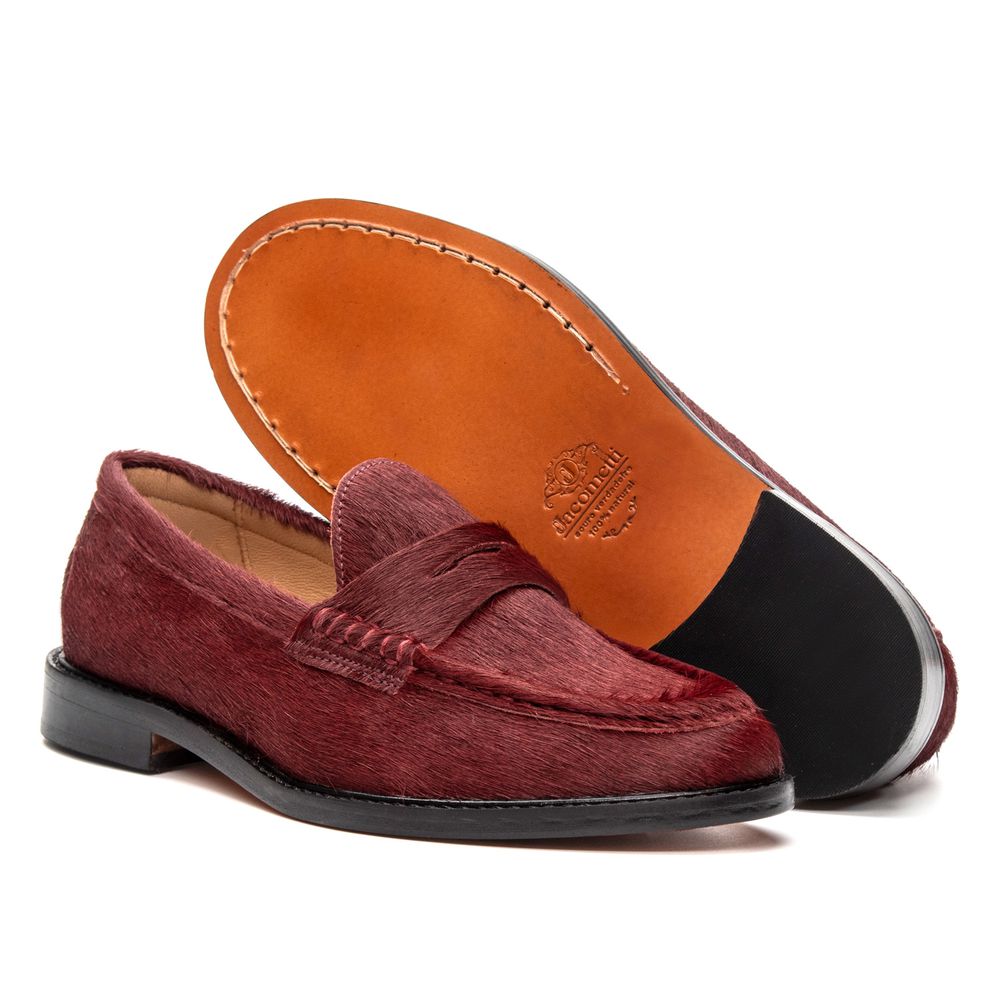 Mocassim Feminino Ornella Pelo Vinho