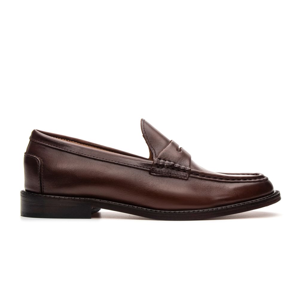 Mocassim Feminino Ornella Couro Whisky