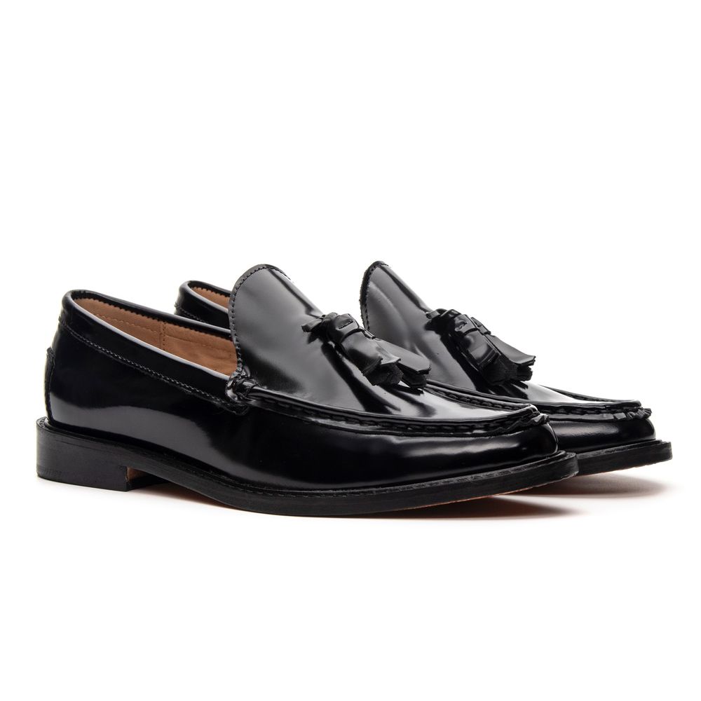 Mocassim Tassel Feminino Donatella Preto