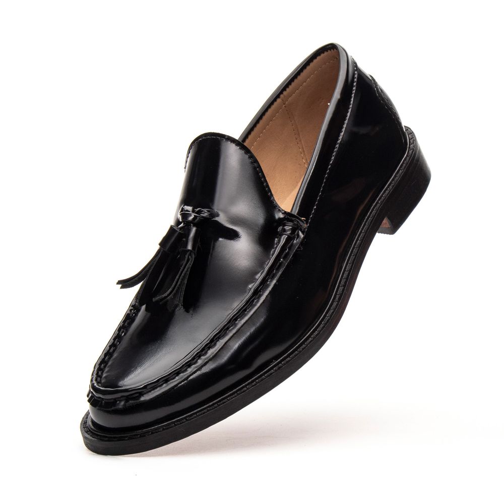 Mocassim Tassel Feminino Donatella Preto