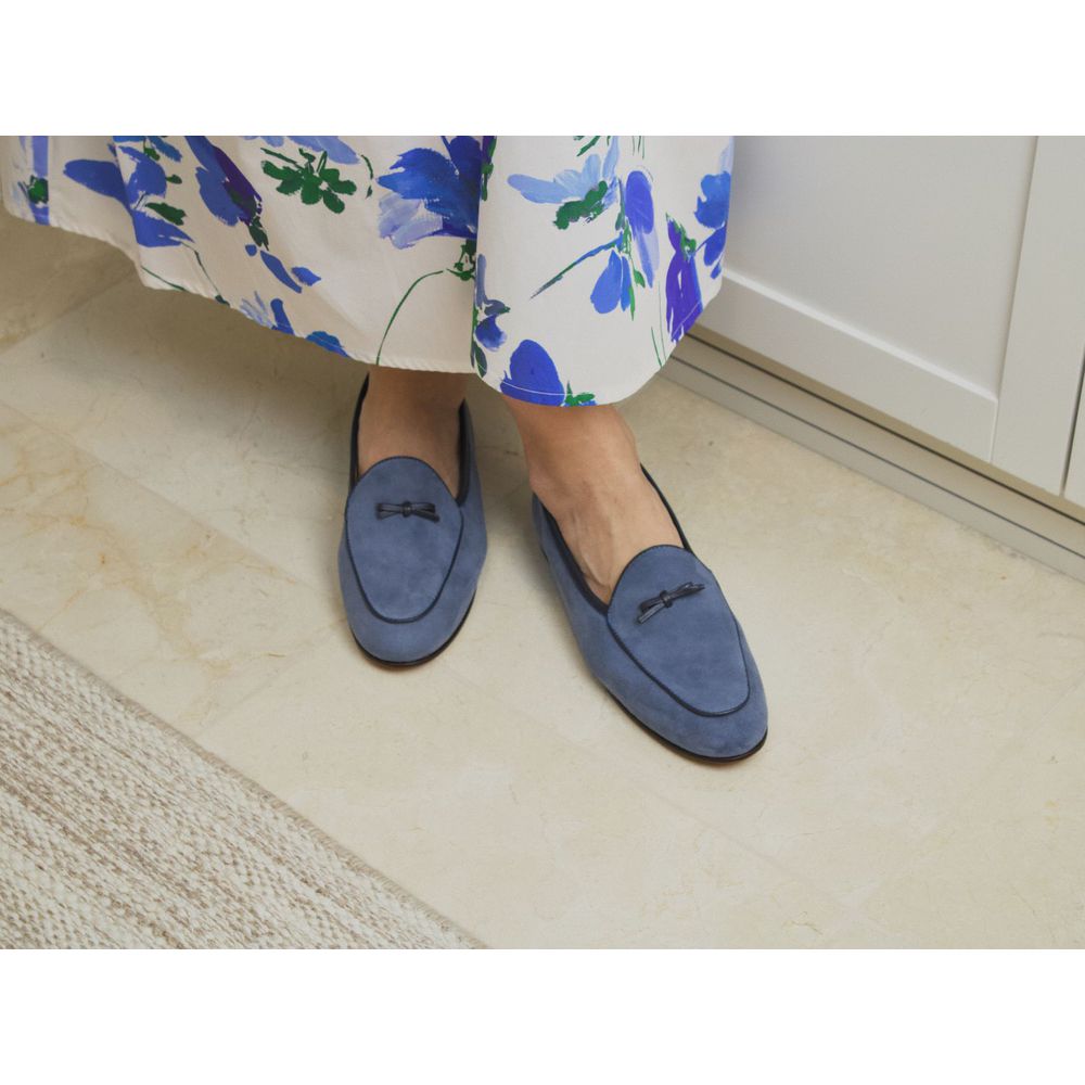 Sapato Feminino Loafer Belgian Lily Azul 