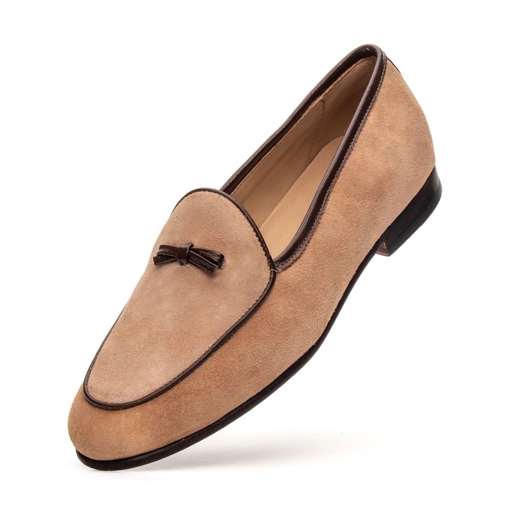 Sapato Feminino Loafer Belgian Lily Bege 