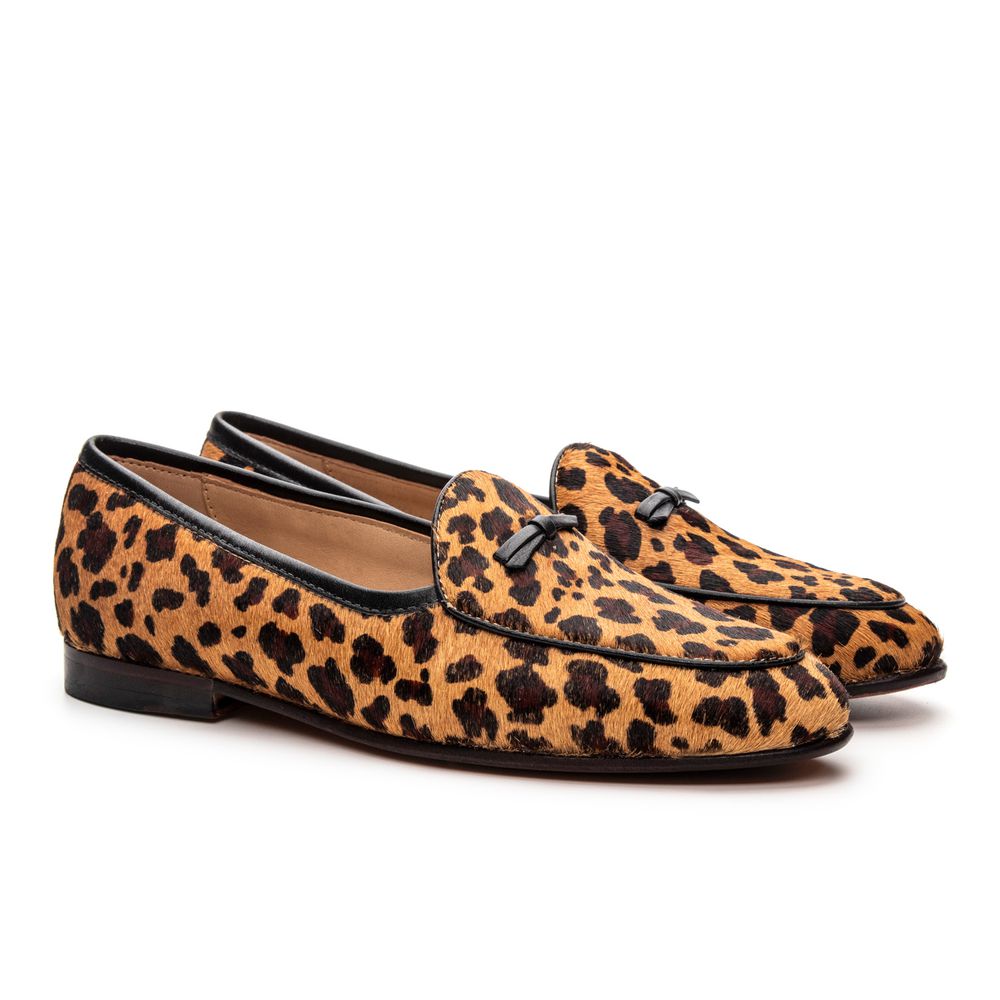 Sapato Feminino Loafer Belgian Lily Onça