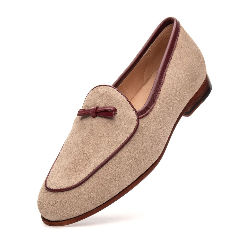 Sapato Feminino Loafer Belgian Lily Bege Copia