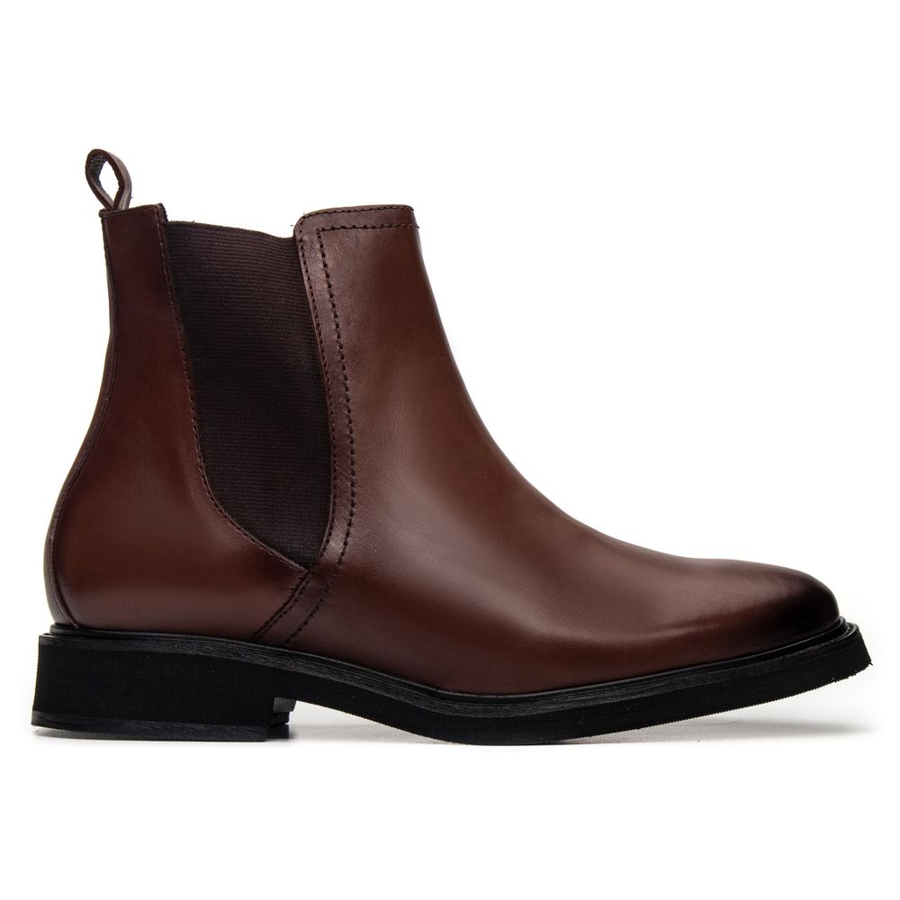 Bota Chelsea Feminina Piemonte Castanho